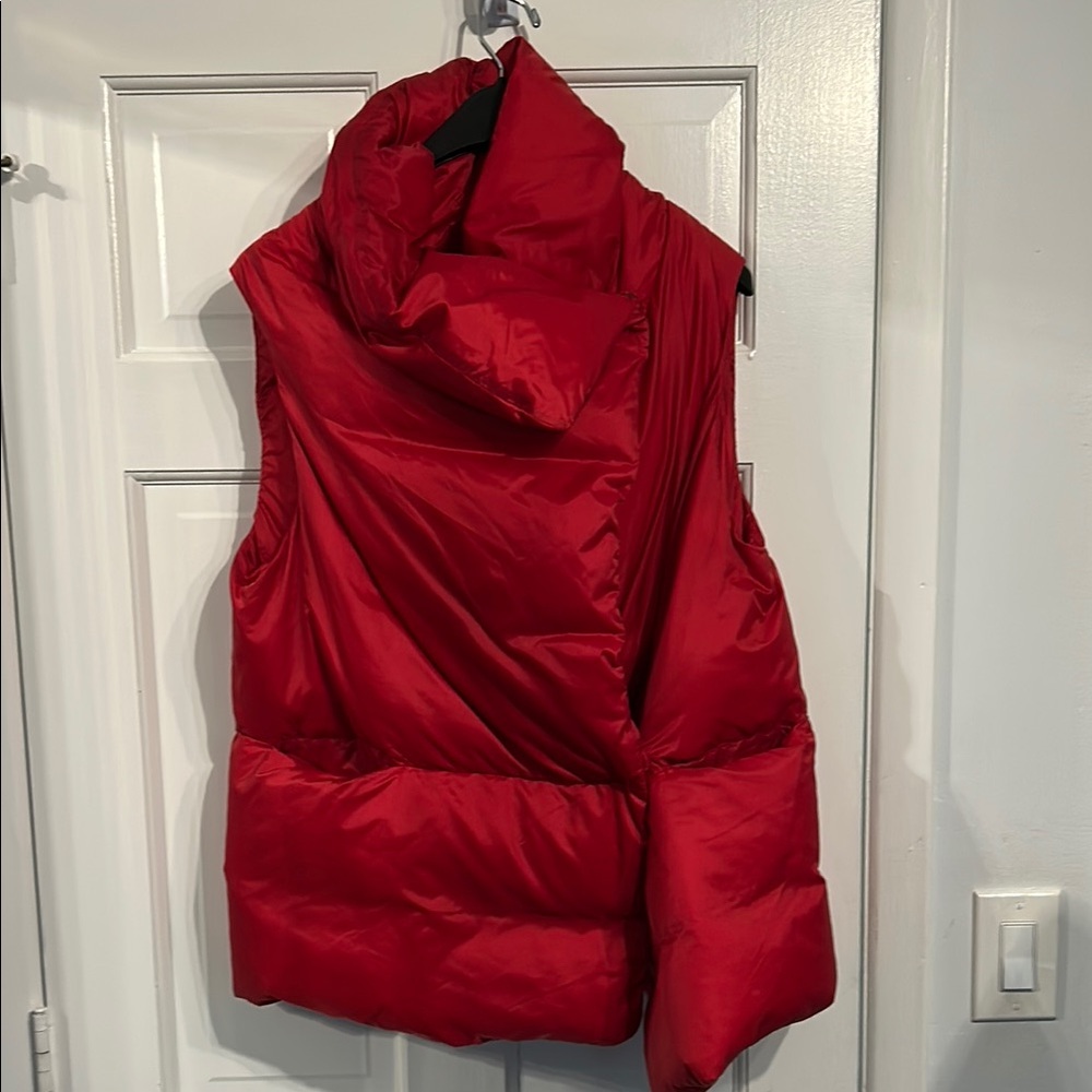 DKNY  Red Puffer Vest for Women
